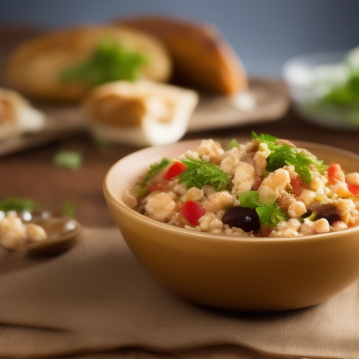 Ensalada de salmón y arándanos