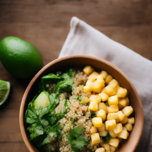 Ensalada de quinoa y aguacate