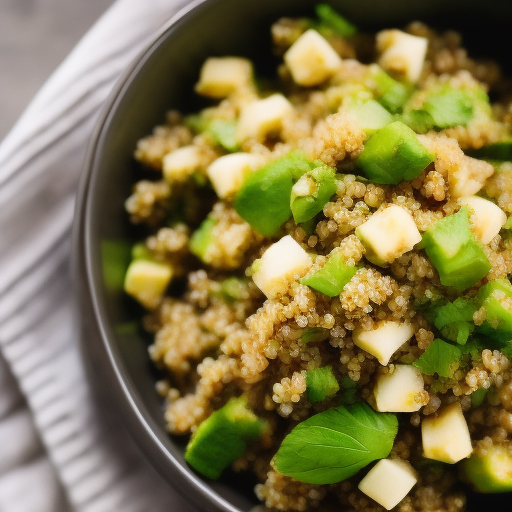 Ensalada de quinoa y aguacate con vinagreta de limón