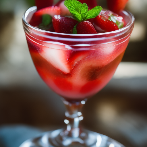 Ensalada fresca de fresas y espinacas con aderezo de miel y mostaza