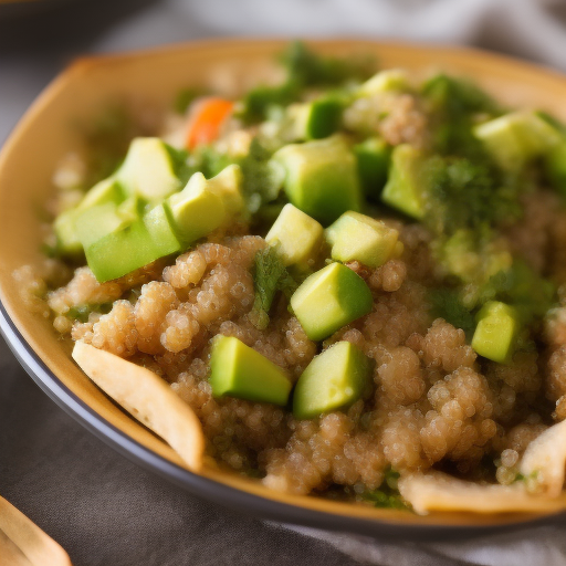 Ensalada de quinoa y aguacate