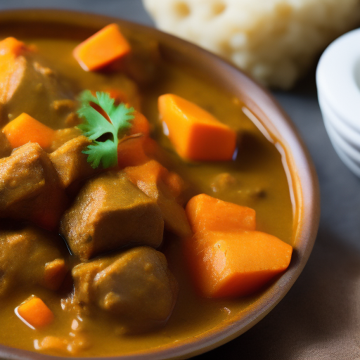 Curry de lentejas y calabaza