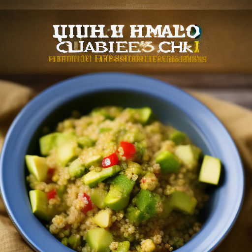 Ensalada de quinoa y aguacate