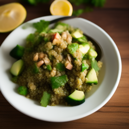 Ensalada de quinoa y aguacate