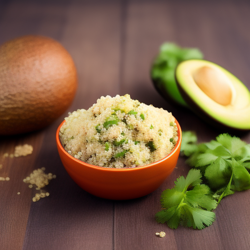 Ensalada de quinoa, aguacate y mango