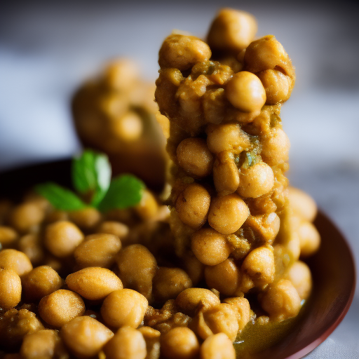 Curry de garbanzos y espinacas