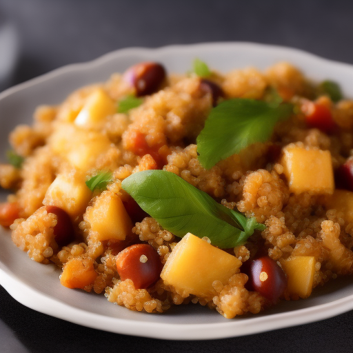 Ensalada de lentejas y quinoa con aderezo de limón y miel