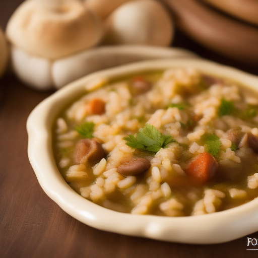 Risotto de hongos y espinacas