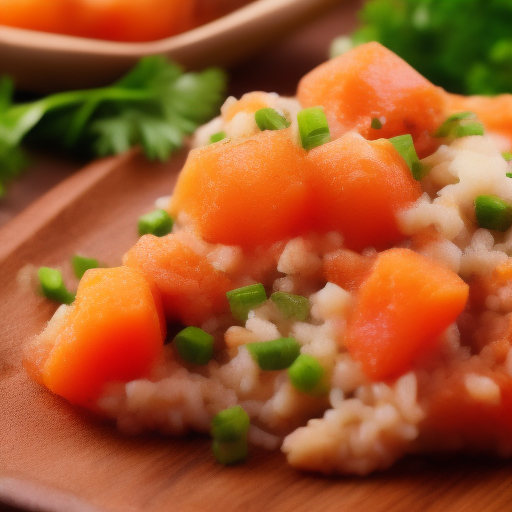 Salmón al horno con salsa de naranja y jengibre