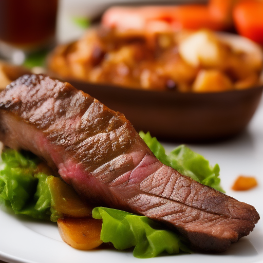 Carne asada al estilo argentino