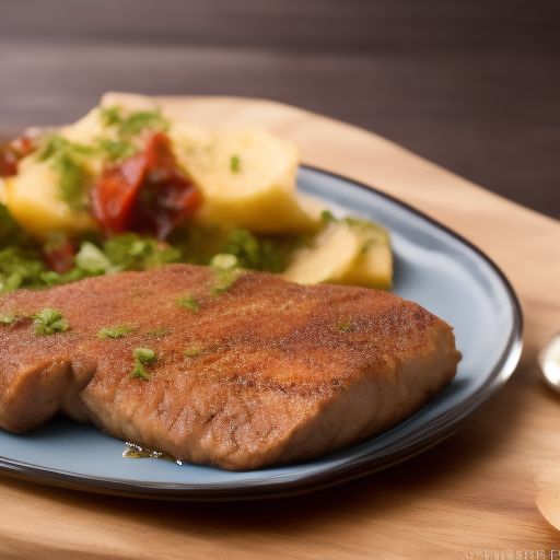 Filete de ternera con salsa de miel y mostaza