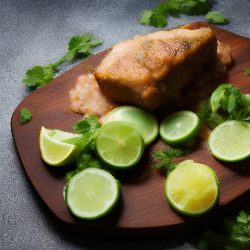 Costillas de cordero con salsa de menta y limón