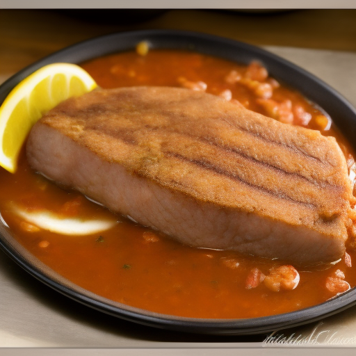 Filete de cerdo con salsa de miel y mostaza