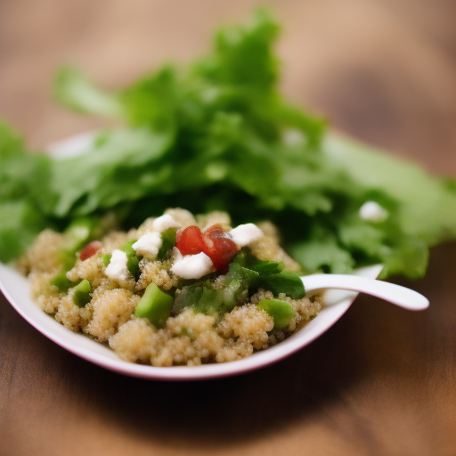 Ensalada de Quinoa y Aguacate con Aderezo de Lima