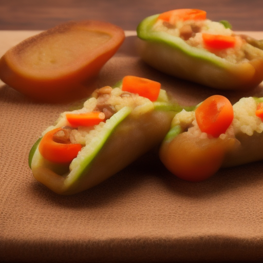 Rollitos de berenjena rellenos de quinoa y espinacas