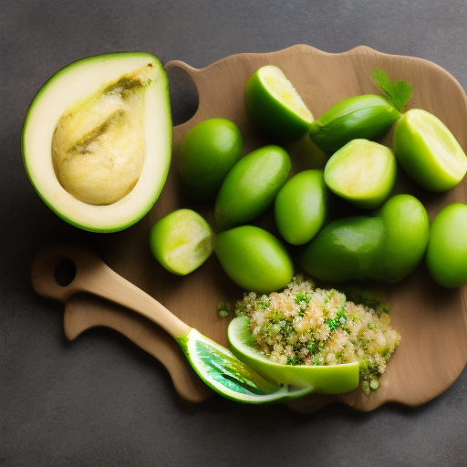 Ensalada de quinoa y aguacate con vinagreta de limón