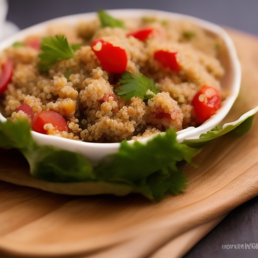 Ensalada de quinoa y salmón ahumado