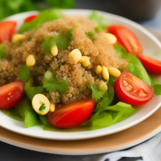 Ensalada de salmón y quinoa