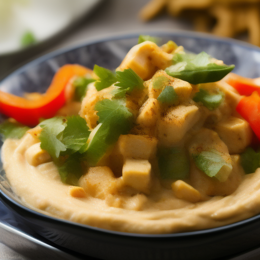 Hummus de zanahoria con palitos de verduras