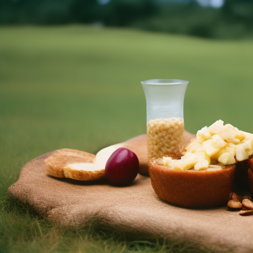 Deliciosa merienda de queso y frutos secos