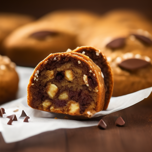 Pan de plátano con chispas de chocolate