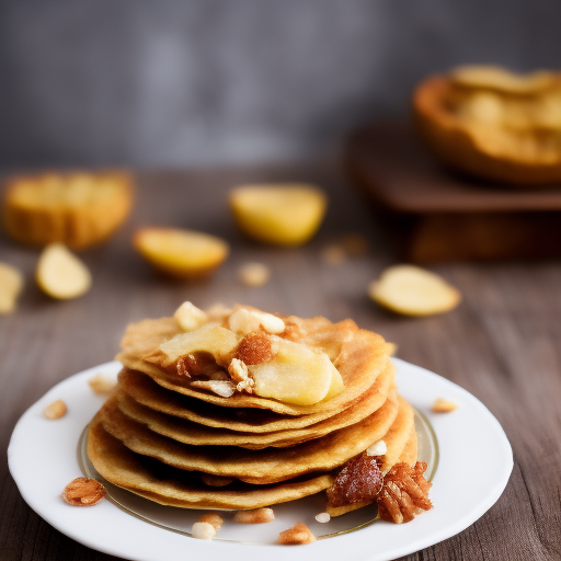 Tostadas francesas de plátano y nueces