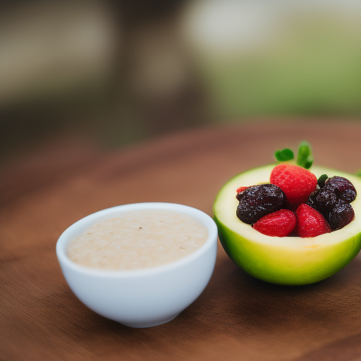 Desayuno energético de quinoa y frutas