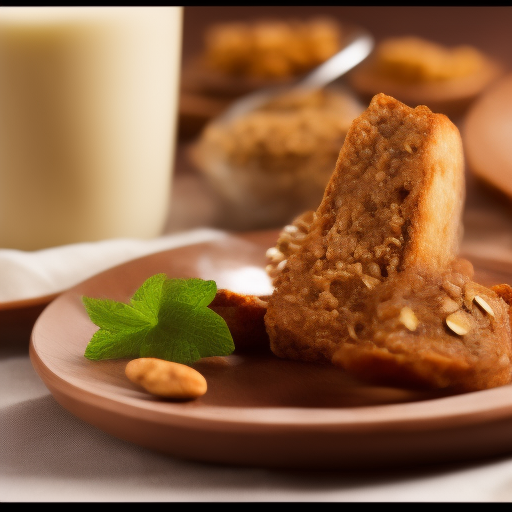 Panqueques de avena con plátano y nueces