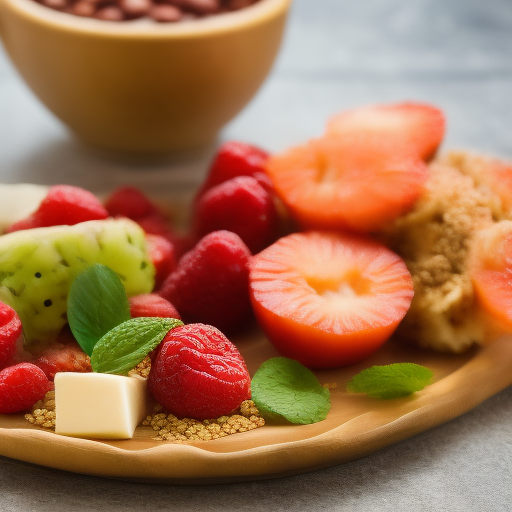 Desayuno energético de quinoa y frutas