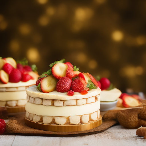 Tarta de queso y frutas del bosque