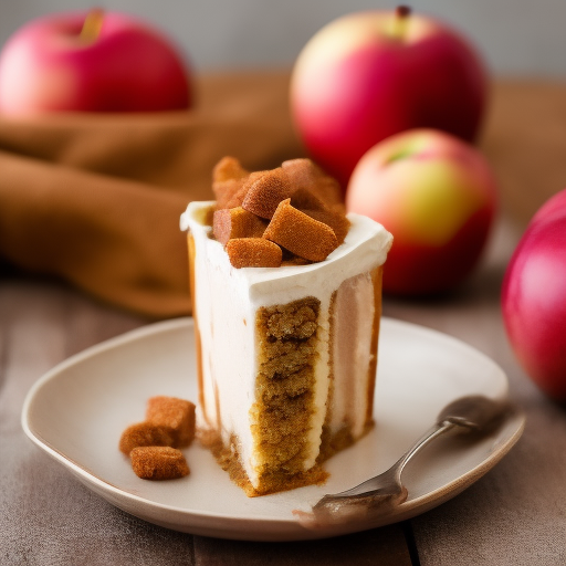 Deliciosa tarta de manzana y canela sin gluten