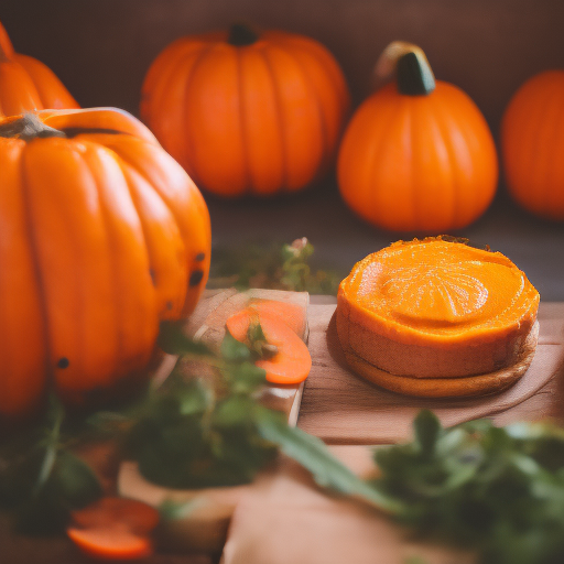 Delicioso pastel de calabaza con especias