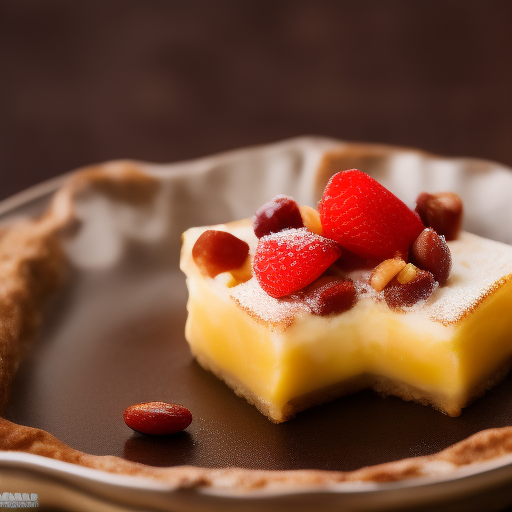 Flan de caramelo con salsa de frutos rojos