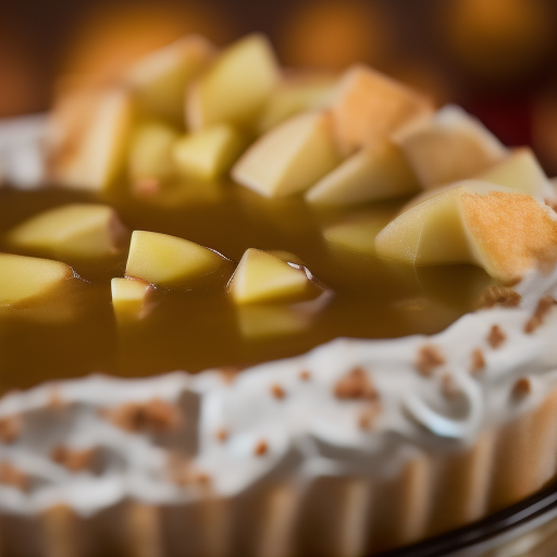 Tarta de Manzana con Caramelo Salado