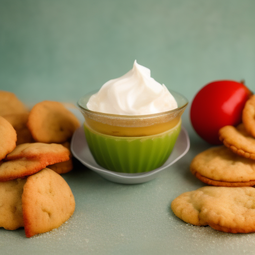 Pastel de limón y queso con crocante de galletas