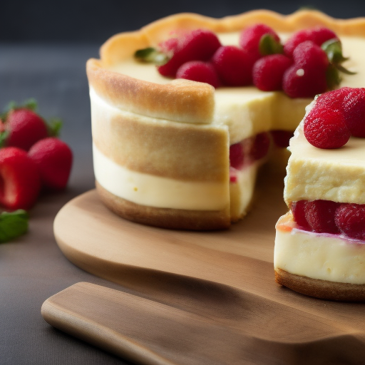 Tarta de Queso y Frambuesa sin Horno